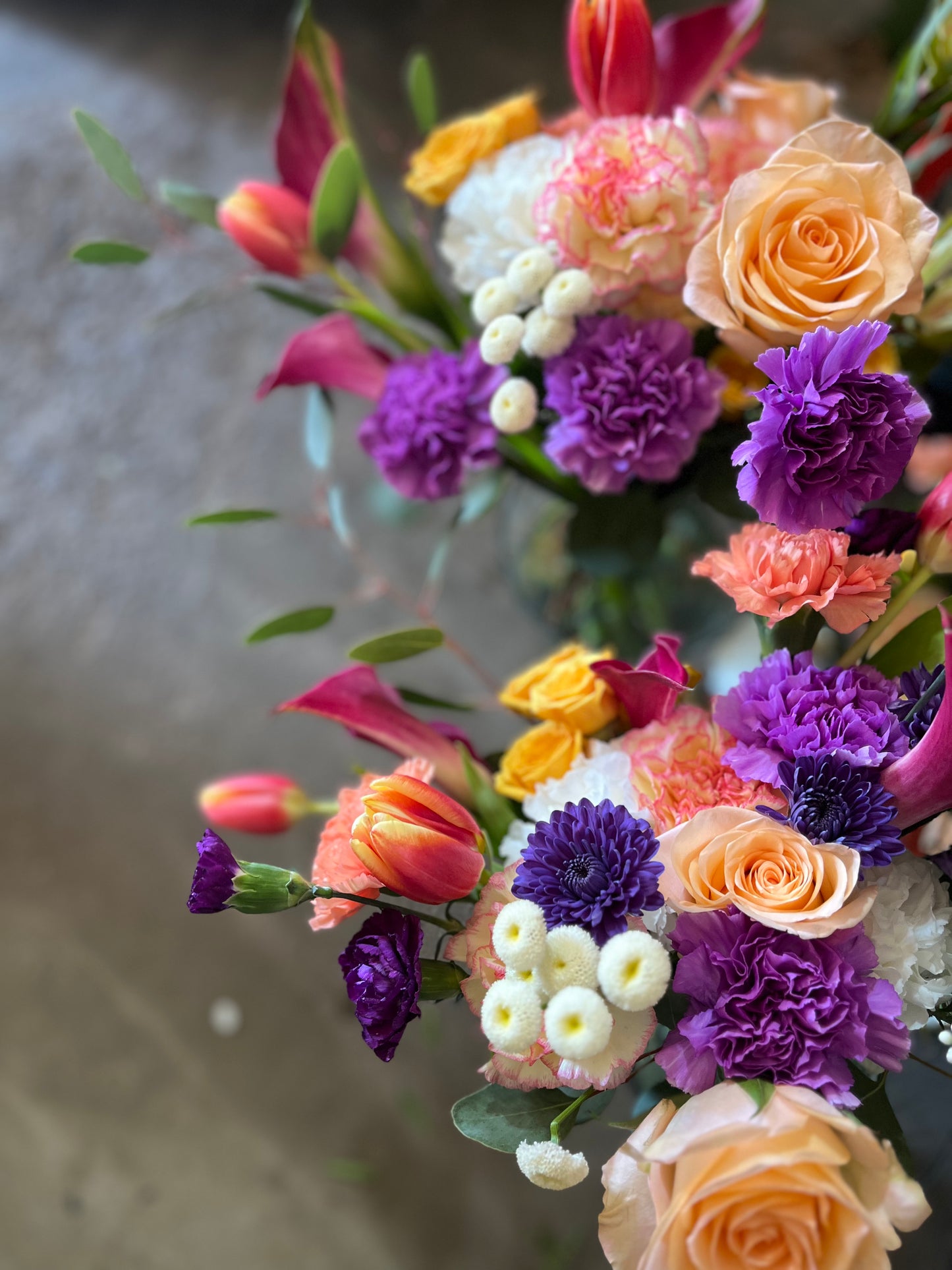 Designer's Choice | Set of Two Individual Flower Bouquets in Vibrant Multicolor