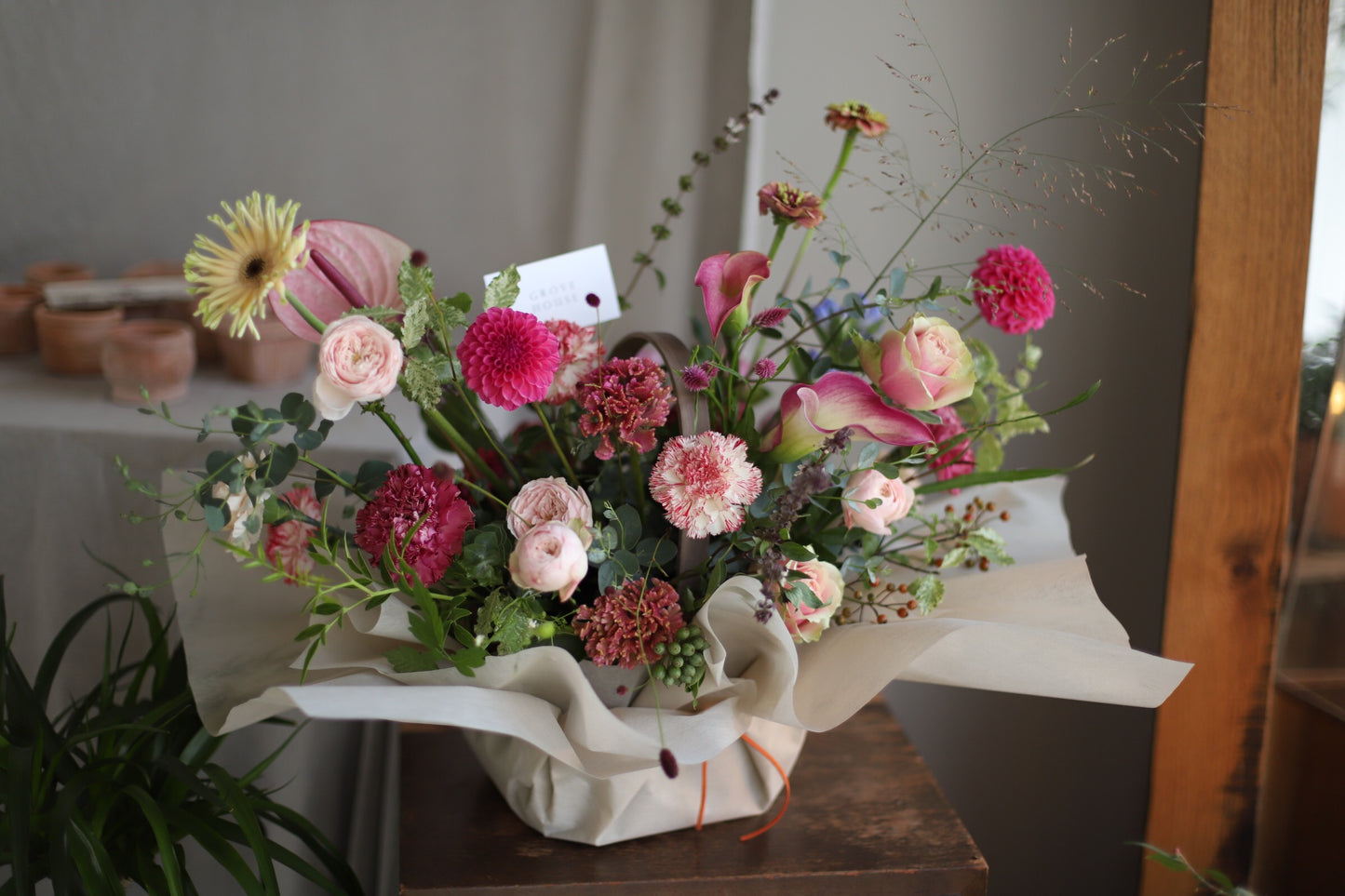 <Selection> Flower Basket - Pink