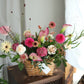 <Selection> Flower Basket - Pink