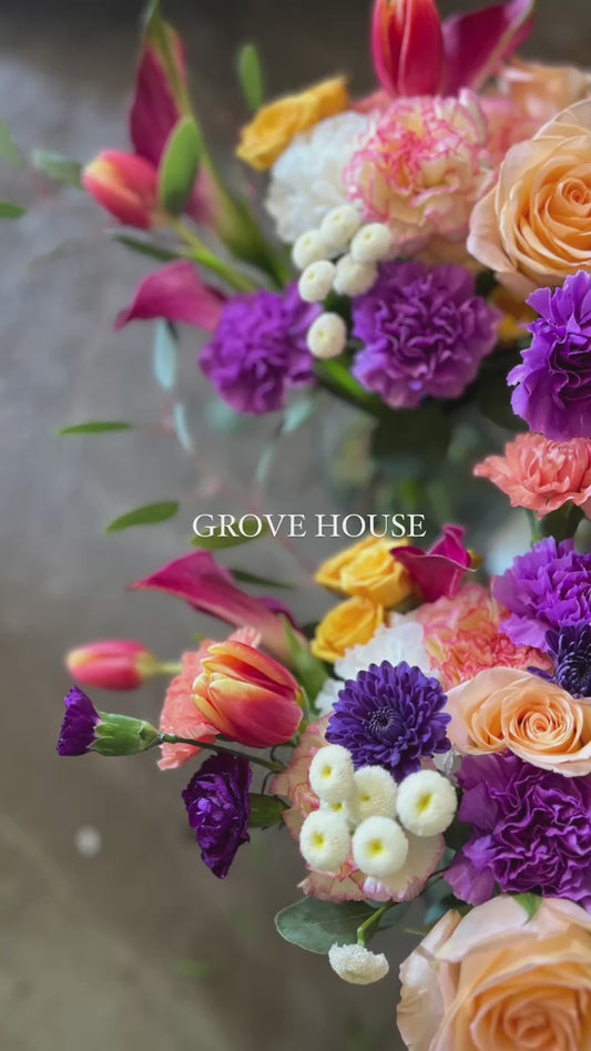 Designer's Choice | Set of Two Individual Flower Bouquets in Vibrant Multicolor